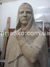 Фигура из глины, изготовление на заказ. Высота скульптуры из глины - согласно утверждённого проекта памятника.