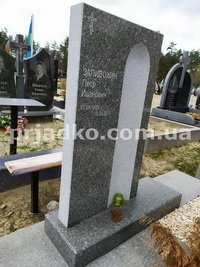 Фото памятника на одного человека. Размеры памятника на одного - по проекту.