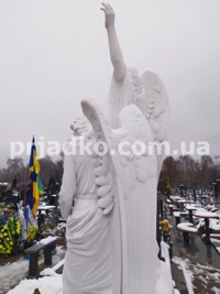 Заказать статую из белого мрамора в Киеве.