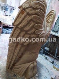 Высота скульптуры - 1,3 м. Изготовление в глине на производстве в Киеве.