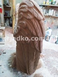 Высота скульптуры - 1,3 м. Изготовление на заказ в Киеве сегодня.