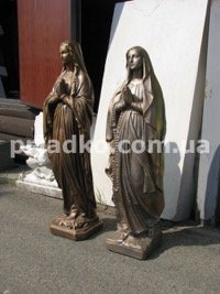 Высота статуи Богородицы 85 см. и 80 см.