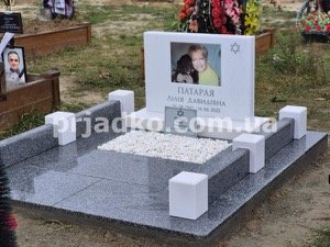 Вариант женского памятника на одного человека, фото.