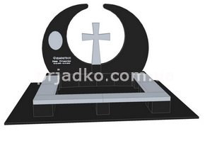Создание 3d модели памятника с крестом; фото ритуального комплекса в 3д. Доступная цена 3д проекта памятника. Заказать ритуальный комплекс с крестом, можно в магазине Ритуальной скульптуры в Киеве.